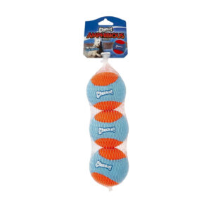 CHUCKIT! Dog Toy amphibious floating balls, 3 pack