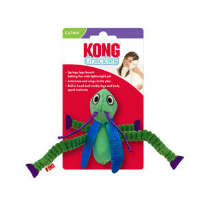 KONG Cat Crackles Grasshopper