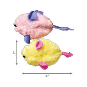 KONG Kitten Mice 2pk Assorted