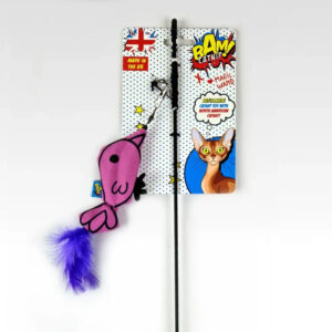 BAM! Magic Wand Bird at Toy with Catnip