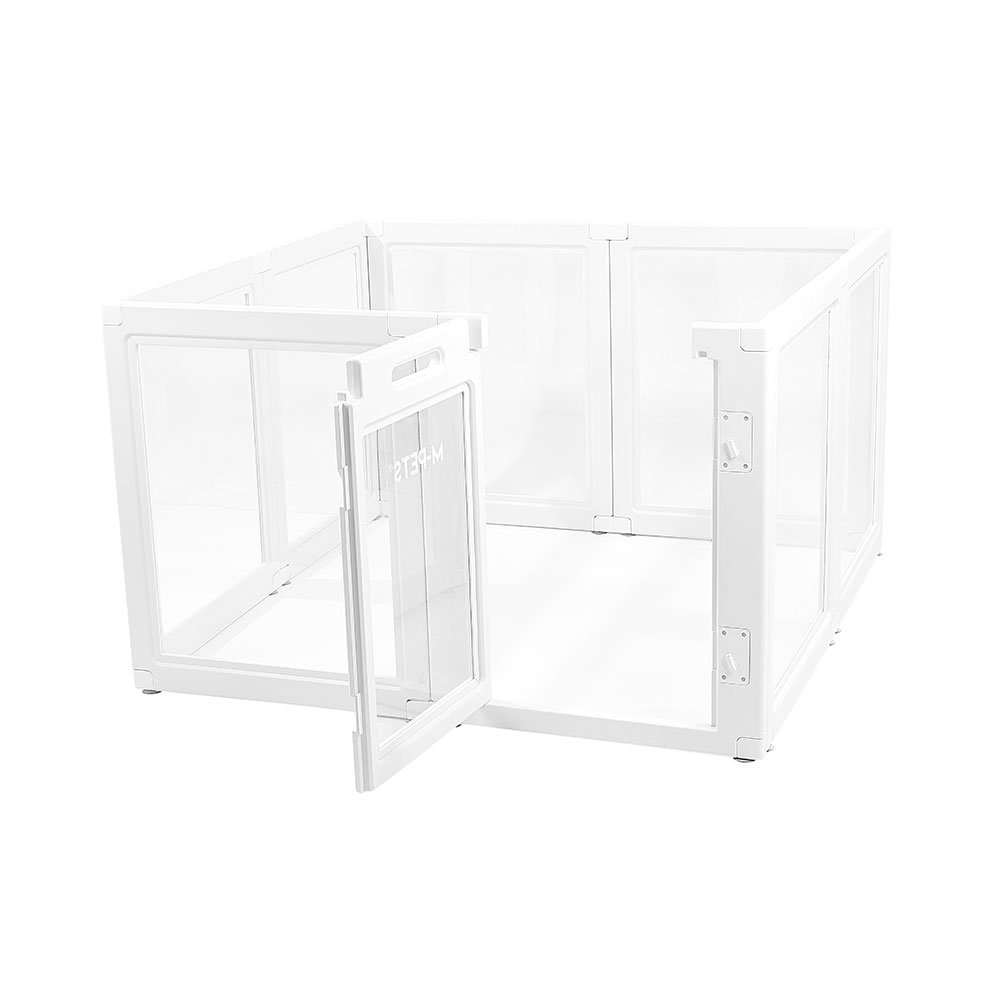 M Pets Blanche Puppy Pen With 8 Panels