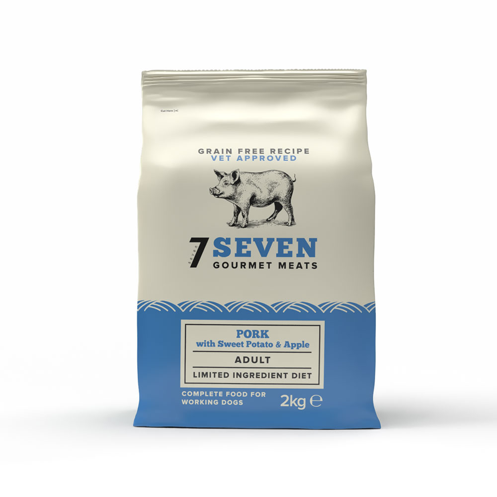 SEVEN Adult Pork, Sweet Potato & Apple Dog Food, 2kg