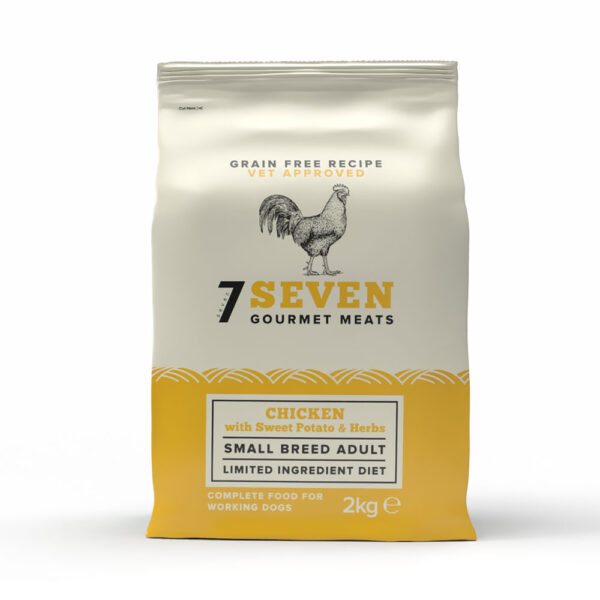 SEVEN Adult Small Breed Chicken & Sweet Potato Dog Food, 2kg SEVEN Adult Small Breed Chicken & Sweet Potato Dog Food, 2kg