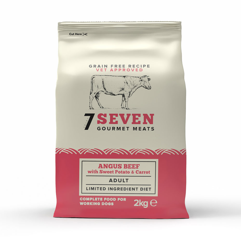 SEVEN Adult Angus Beef & Sweet Potato Dog Food, 2kg