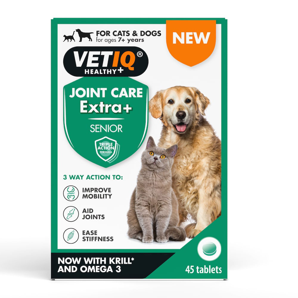 VETIQ Joint Care Extra+ Senior Pet Supplements, 45 Tablets