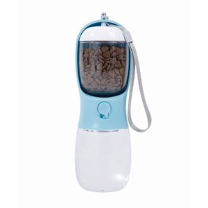 M-PETS On The Road 2-in-1 Dog Bottle, Blue