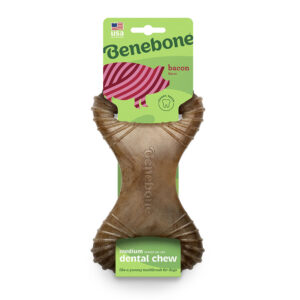 BENEBONE Medium Dental Chew, Bacon