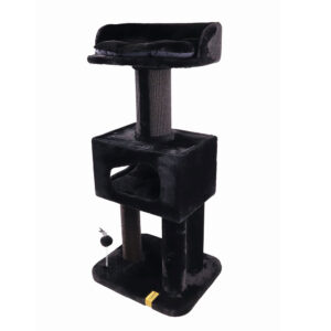 M-PETS Panther Premium Cat Tree Hotel, Black