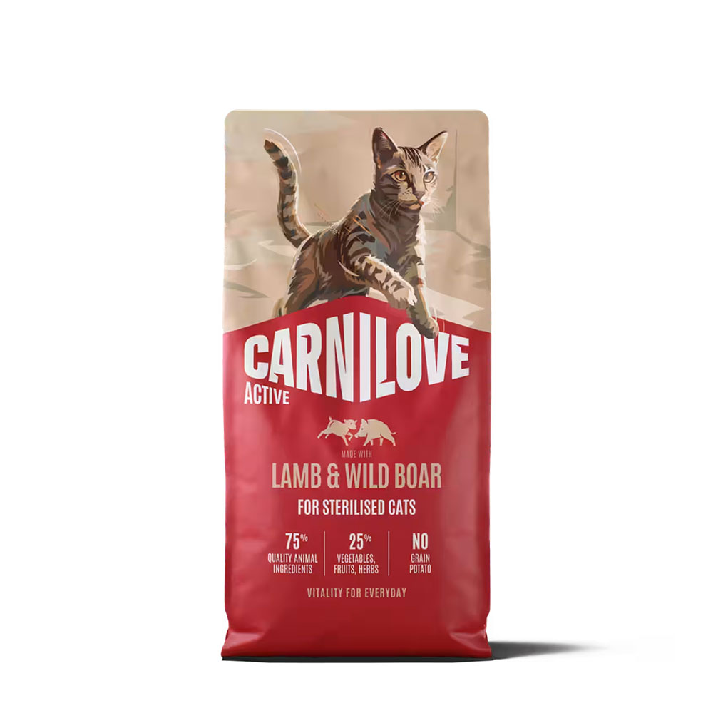 CARNILOVE Sterilised Cat Lamb & Wild Boar, 2kg