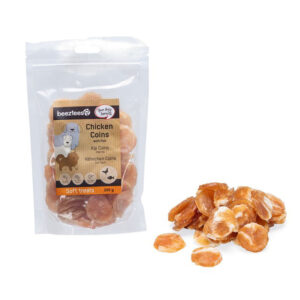 BEEZTEES Tasty Treats Chicken Coins with Fish, 200g