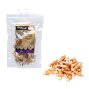 BEEZTEES Tasty Treats Party Bones with Chicken, 200g