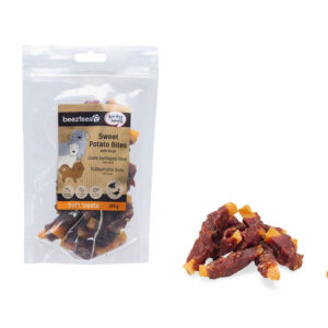 BEEZTEES Tasty Treats Sweet Potato Bites with Duck, 200g