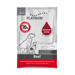 PLATINUM Adult Beef Dog Food, SAMPLE PACK