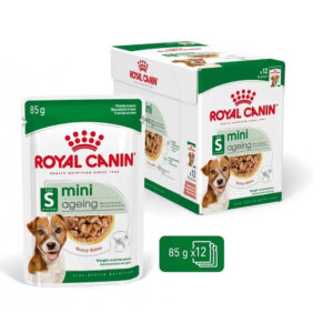 ROYAL CANIN Mini Ageing (12+) Gravy Pouch, 12 Pack (12x85g)