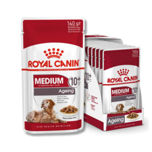ROYAL CANIN Medium Ageing (10+) Gravy Pouch, 10 Pack (10x140g)