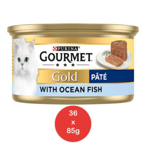GOURMET Gold Pate with Oceanfish Can, 36 Pack (36x85g)