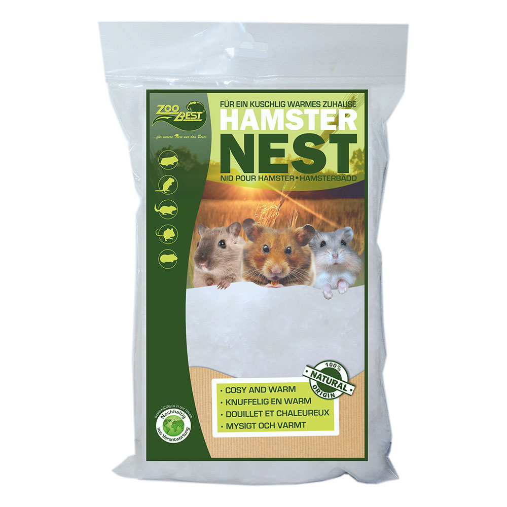 Zoobest Hamster Edible Nesting Material, 30g