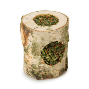 BEEZTEES Stuffed Wooden Log with Parsley & Millet
